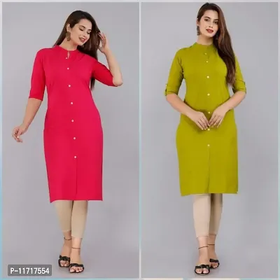 Fancy Rayon Kurti for Women Pack of 2