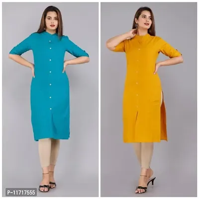 Fancy Rayon Kurti for Women Pack of 2