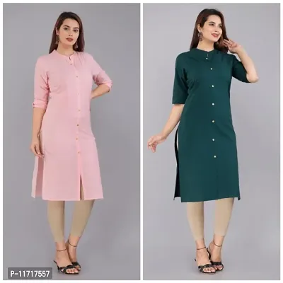 Fancy Rayon Kurti for Women Pack of 2