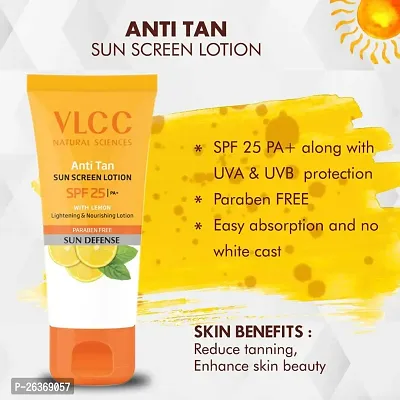 VLCC Anti Tan Sun Screen Lotion - Spf 25 Pa+ - 300 Ml BUY ONE GET ONE FREE-thumb3