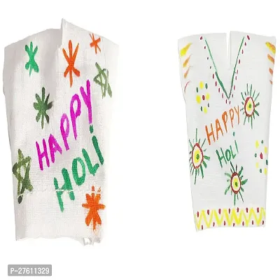 Laddu Gopal Holi Dress (Combo) Dhoti Kurta With Patka-thumb3