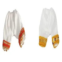 Laddu Gopal Holi Dress (Combo) Dhoti Kurta With Patka-thumb1