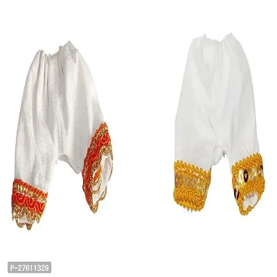 Laddu Gopal Holi Dress (Combo) Dhoti Kurta With Patka-thumb2