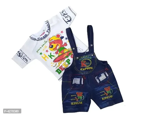 Boys Dungarees Kids Clothing Set (Pack of 1)