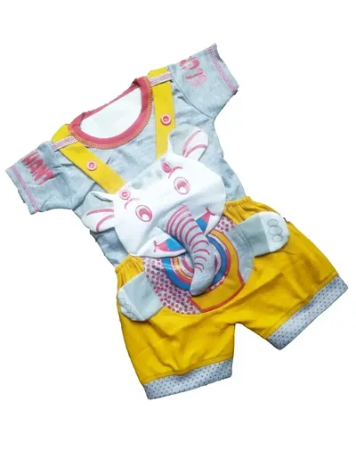 Cute Dungaree for New Born Baby