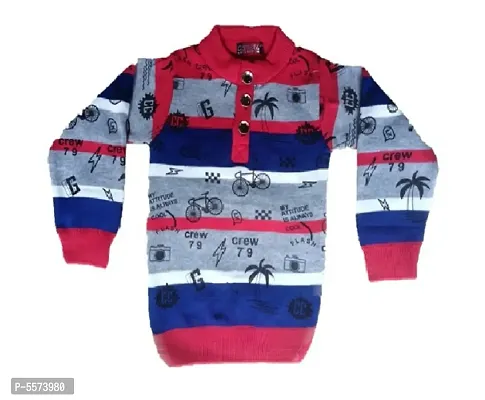 Kid's winter wear woolen Boys sweater (Pack of 1)-thumb0