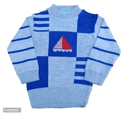 Kids Winter Wear Woolen Boys Sweater Pack Of 1-thumb4