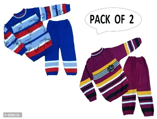 Kids winter wear woolen Boys sweater (Pack of 2)-thumb0