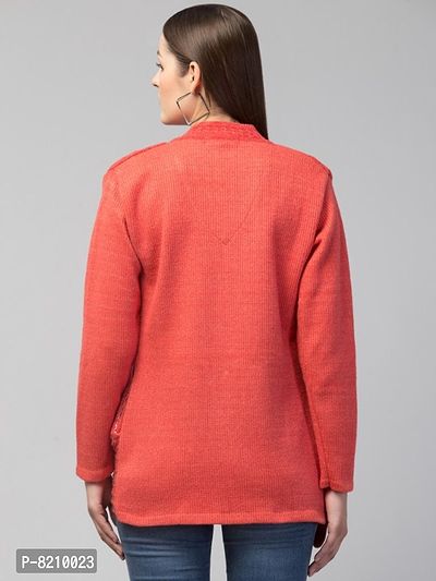 Classic Wool Solid Cardigan Sweaters for Women-thumb3