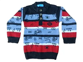 Classic Wool Printed Kids Boys Sweaters Pack Of 2-thumb1