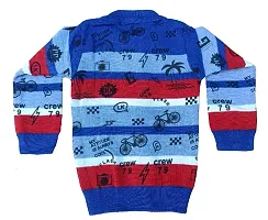 Classic Wool Printed Kids Boys Sweaters-thumb1