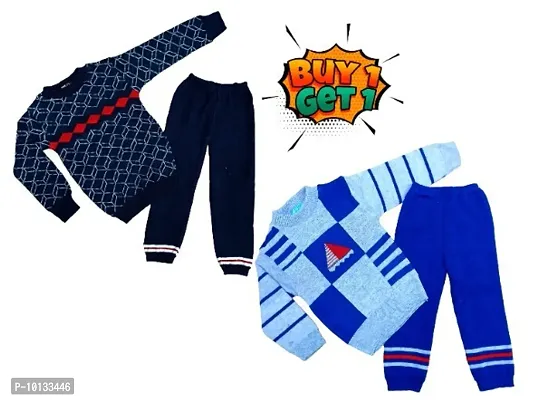 Rebiva Kids winter wear woolen Boys sweater (Pack of 2)-thumb0