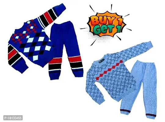 Rebiva Kids winter wear woolen Boys sweater (Pack of 2)-thumb0