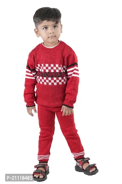 Rebiva Kids winter wear woolen Boys sweater (Pack of 1)