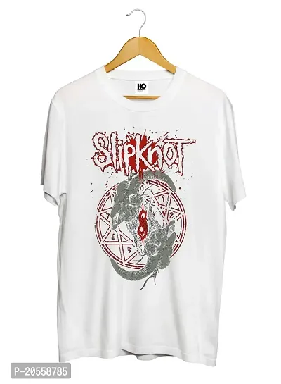 HUMANITYORIGINAL Unisex Regular Fit Music Printed Cotton Tshirt |(SKNOT09)| Color - White, Size - M