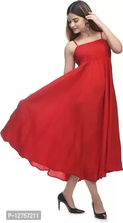 Hegza Anarkali Gown (X-Large, Red)-thumb5