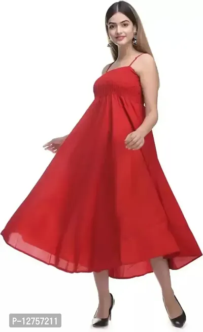 Hegza Anarkali Gown (X-Large, Red)-thumb3