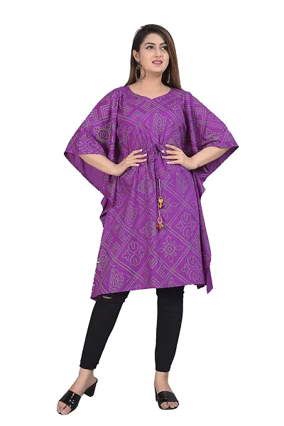 VMS Fashion Bandej Printed Kaftan