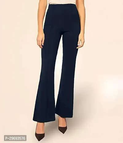Stylish Lycra Solid Trouser Pant for Women