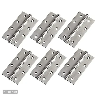 Door Butt Hinges Size 3x12 Stainless Steel Pack of 6 Pieces