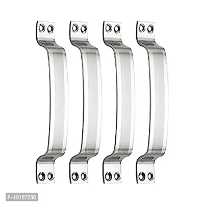 Stainless Steel Door and Window Handle -DIAGONALLY Shaded -6 INCH Pack of 4 PC