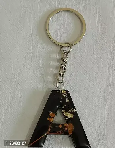 A Alphabet Keychain Resin