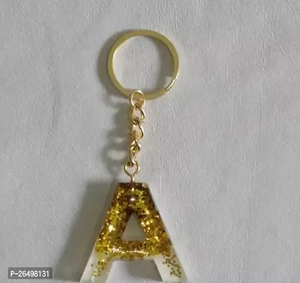 A Alphabet Keychain Resin-thumb0