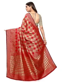 Shiv Textiles Women's Silk Saree (AM016RED_Red)-thumb2