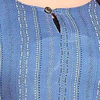 Shiv Textiles Rayon Fabric Printed Round Neck Short Kurtis for Women Top Dresses Kurti for Ladies  Girls Kurtis-thumb4