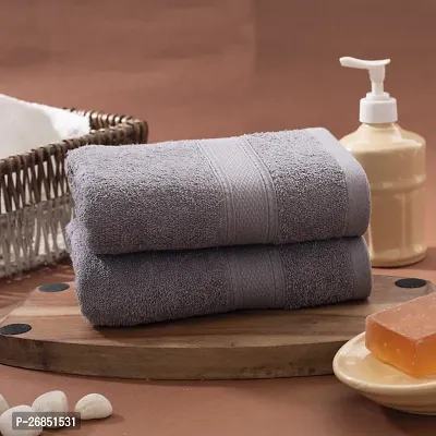 WEBDEALZ Pack of 2 Premium Cotton Bath Towels-thumb0