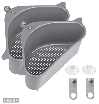 Multi Functional Kitchen Triangle Sink Filter Corner Sink Drain Strainer Basket Pack of 2