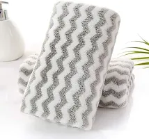 Classic Microfiber Striped Bath Towel-thumb1