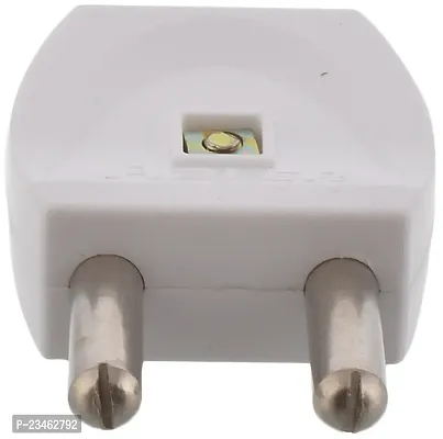 Pack Of 1 Two Pin Top Plug White-thumb0