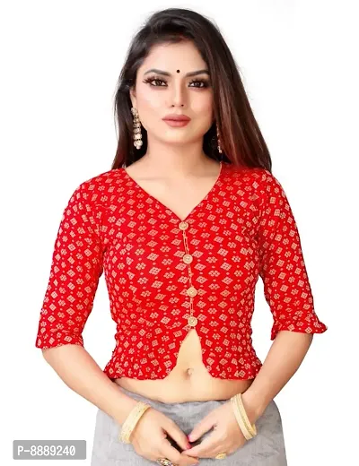 Classic Lycra Blouse for Women-thumb0