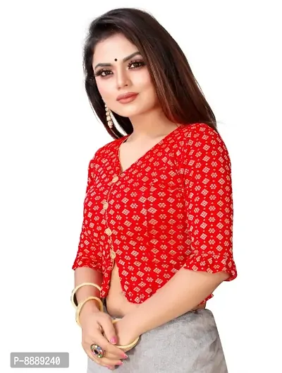 Classic Lycra Blouse for Women-thumb3