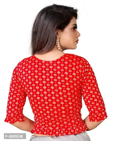 Classic Lycra Blouse for Women-thumb4