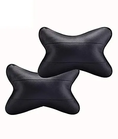 Universal Hub Car Neck Rest Pillow Head Rest Car Cushion Pillows Travel Cushions Pillow Car Neck Seat for All Cars - Set of 2