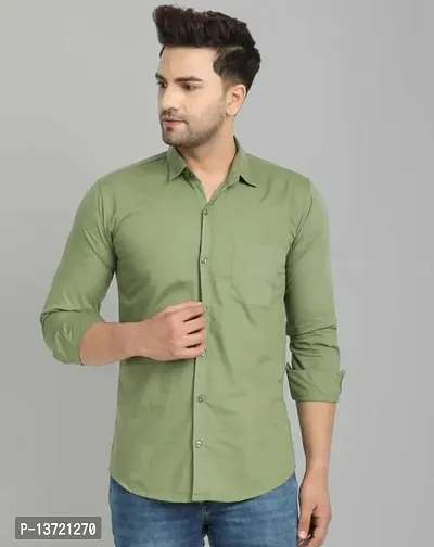 Stylish Men Cotton Regular Fit Casual Shirt