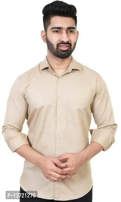 Stylish Men Cotton Regular Fit Casual Shirt