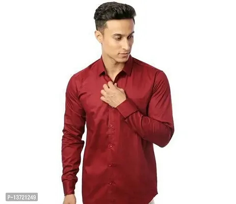 Stylish Men Cotton Regular Fit Casual Shirt-thumb0