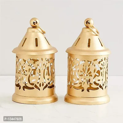 Antique Collection Metal Hanging Lantern, 2 Pieces-thumb2