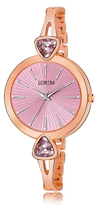 Pruthvi Art Lorem Fancy Stone Analog Watch for Women LR277