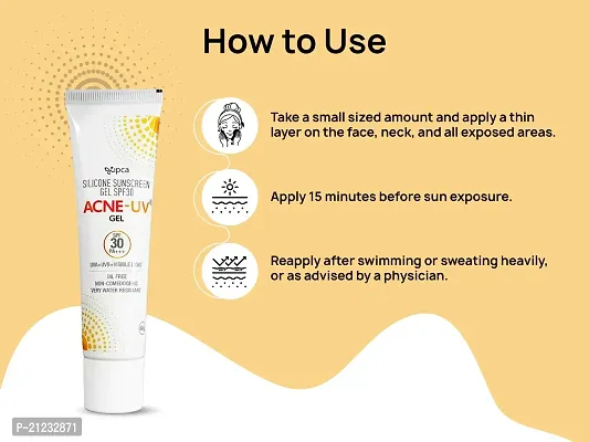 ACNE UV Sunscreen Gel SPF 30 PA +++ 30gm-thumb2