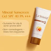 LA SHIELD Sunscreen Gel SPF 40 PA+++ 50gm-thumb1