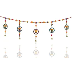 AIVIK Rajasthani Painting Design 7 Bells Decorative Hanging Wind Chimes for Indoor and Outdoor-thumb1