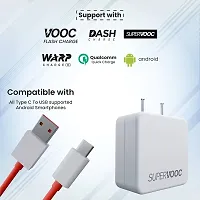 33 W SuperVOOC 5 A Wall Charger for Mobile with Detachable Cable  (White, Cable Included)-thumb2