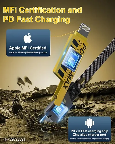 4 In1 Pd Fast Charging Yellow Cable-thumb3