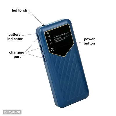 20000 mAh 15 W Compact Pocket Size Power Bank  (BLUE, Lithium-ion, Fast Charging for Mobile, Earbuds, Smartwatch-thumb0