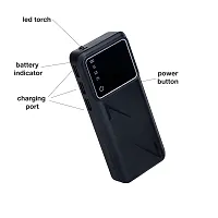 20000 mAh 15 W Compact Pocket Size Power Bank  (BLACK, Lithium-ion, Fast Charging for Mobile, Earbuds, Smartwatch-thumb3