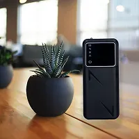 20000 mAh 15 W Compact Pocket Size Power Bank  (BLACK, Lithium-ion, Fast Charging for Mobile, Earbuds, Smartwatch-thumb1